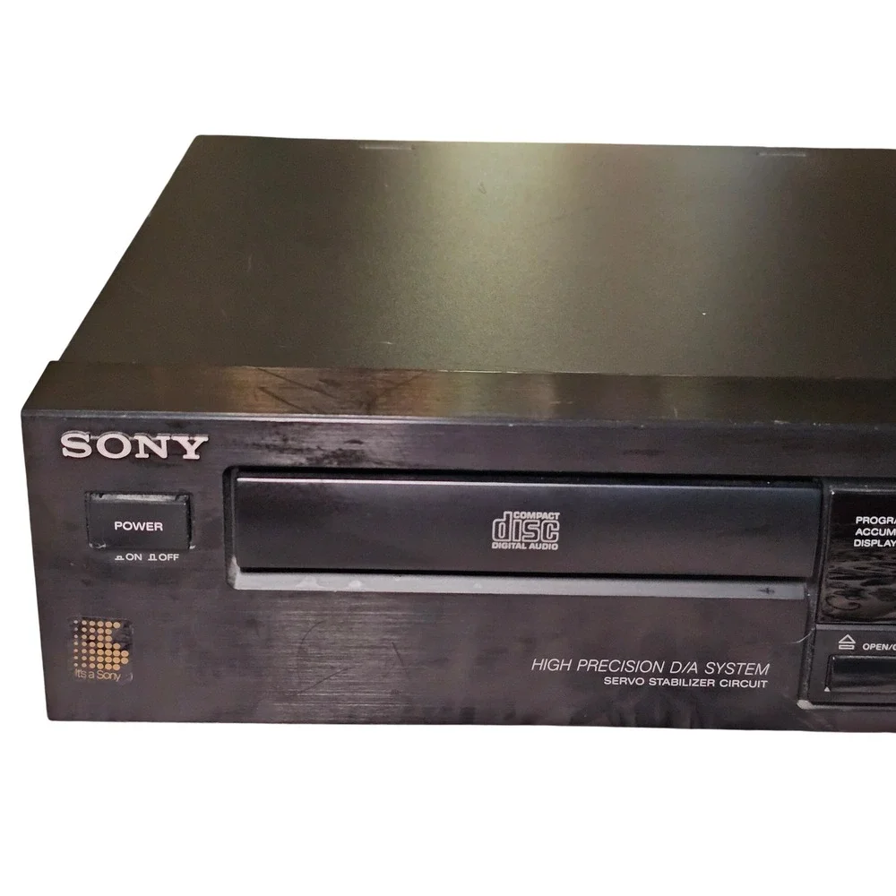 Sony CDP-291 Compact Disc Player Vintage 1990 Hi-Fi Audio Japan No Remote Works